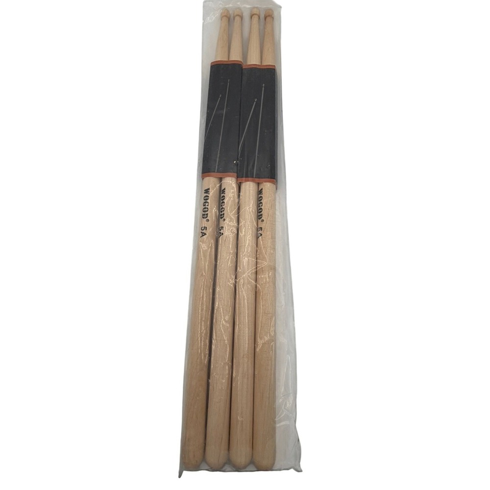 WOGOD‎ 5A Maple Drumsticks 2 Pack New In Packaging